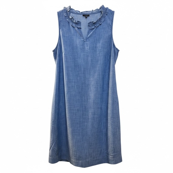 Talbots Dresses & Skirts - 100% Cotton Talbots Petite Denim-Style Blue Top